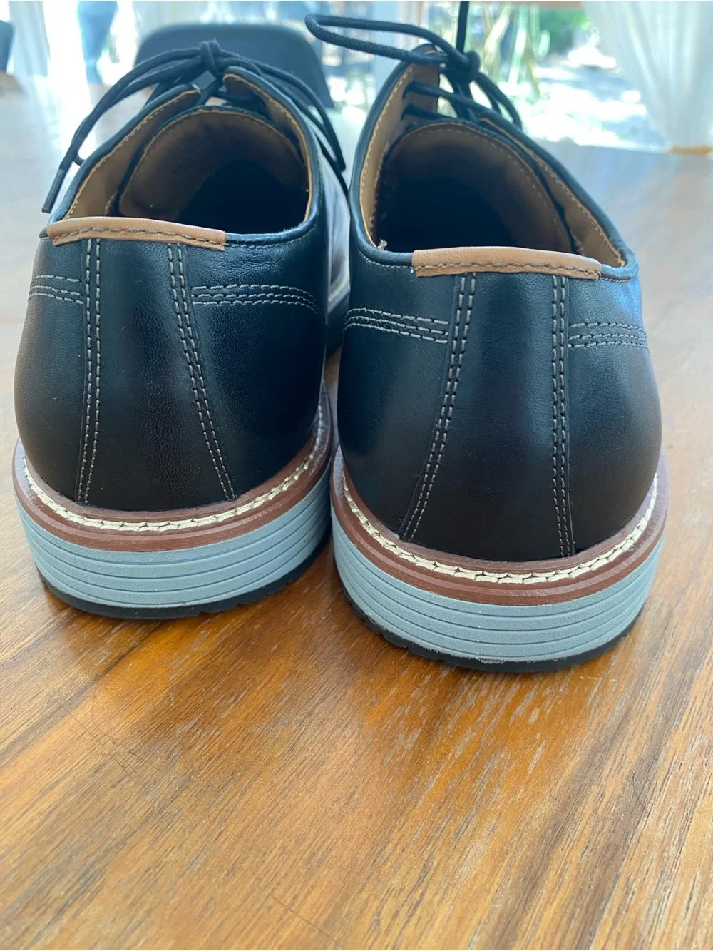 Johnston & Murphy Black Leather Shoes Men’s 10.5 W